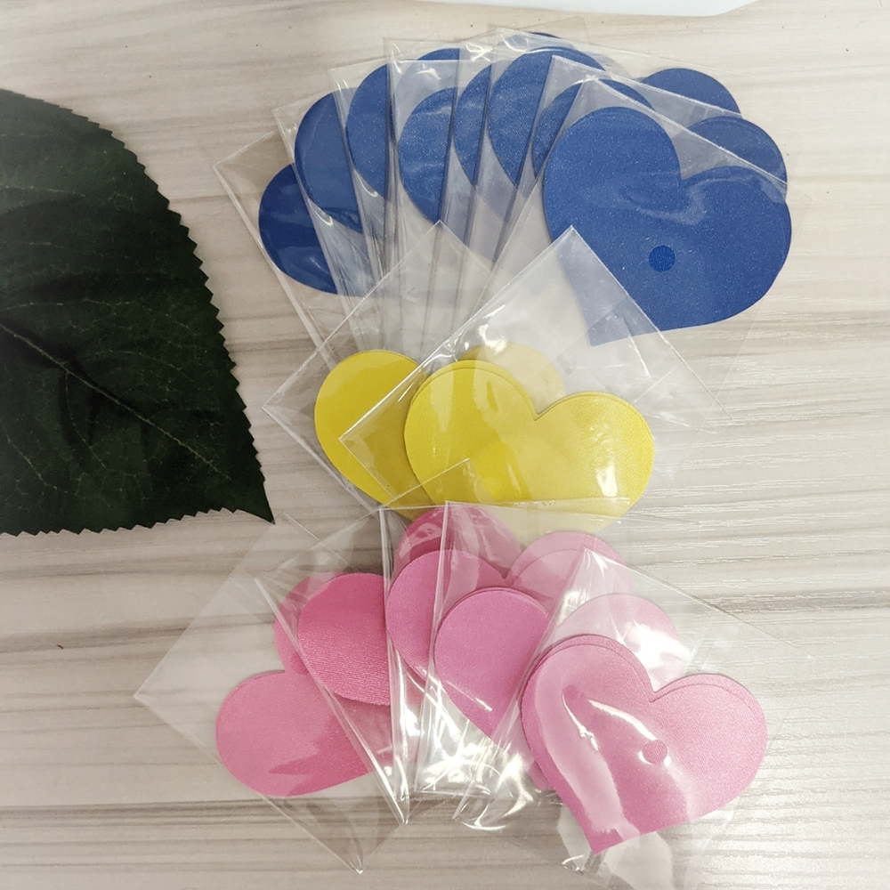 LOT 15 pairs of Mini Heart pasties BNIP 💙💛🩷